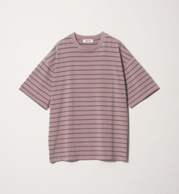 MONKEY TIME「ウォッシュド ボーダー Tシャツ」|Tシャツ・カットソー|