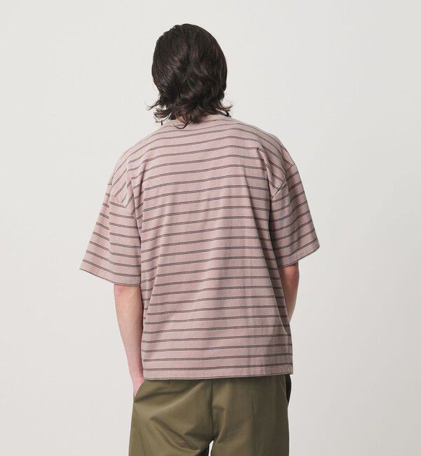 MONKEY TIME「ウォッシュド ボーダー Tシャツ」|Tシャツ・カットソー|