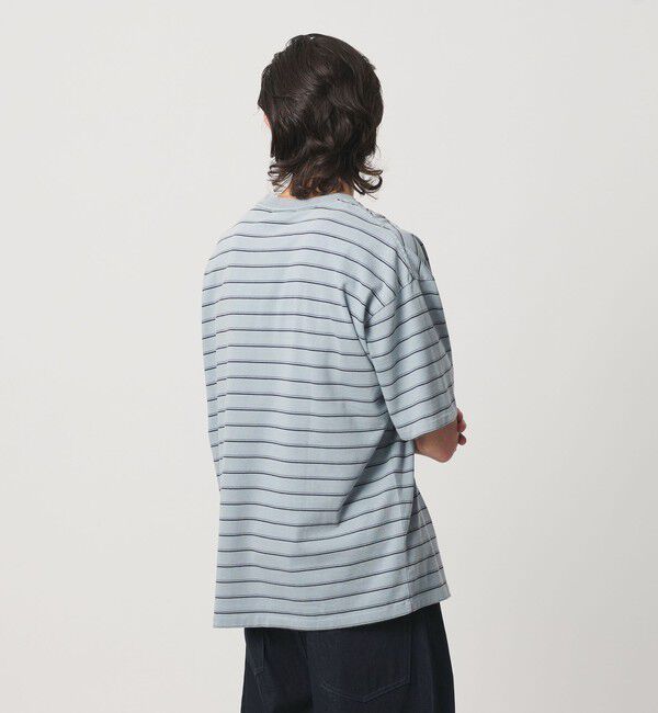 MONKEY TIME「ウォッシュド ボーダー Tシャツ」|Tシャツ・カットソー|