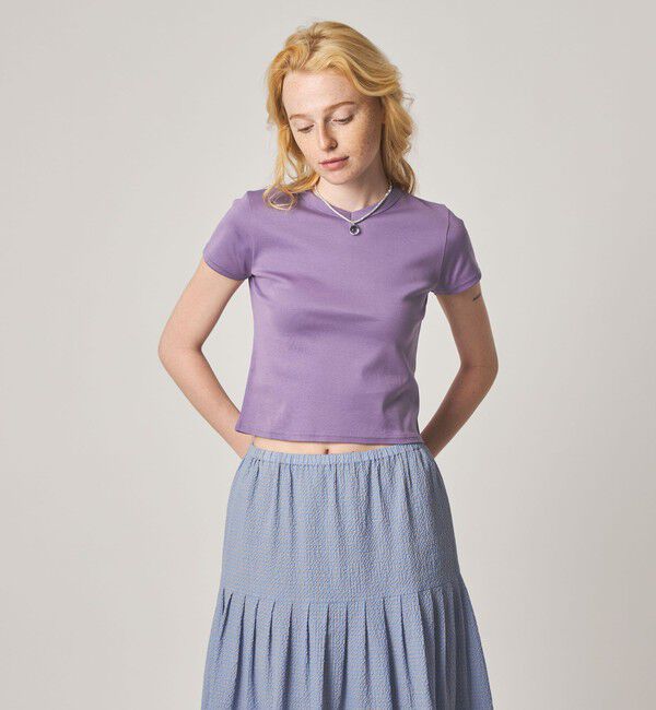 STEVEN ALAN「＜Steven Alan＞コットン フライス Tシャツ」|Tシャツ・カットソー|