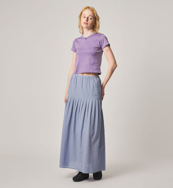 STEVEN ALAN「＜Steven Alan＞コットン フライス Tシャツ」|Tシャツ・カットソー|