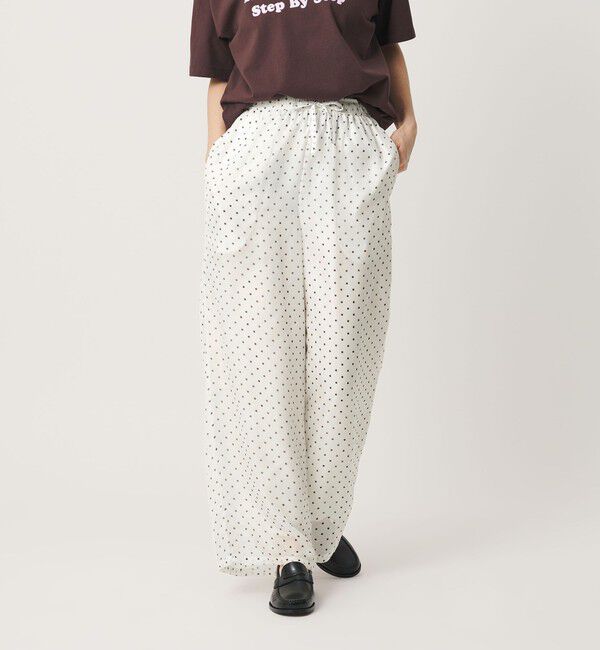 BEAUTY&YOUTH UNITED ARROWS「【別注】＜She is-.＞ドット シアー ワイドパンツ」|その他|