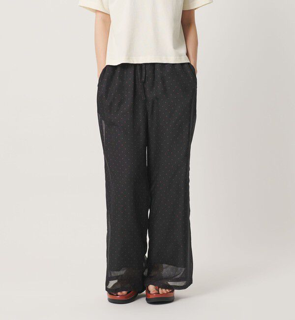 BEAUTY&YOUTH UNITED ARROWS「【別注】＜She is-.＞ドット シアー ワイドパンツ」|その他|
