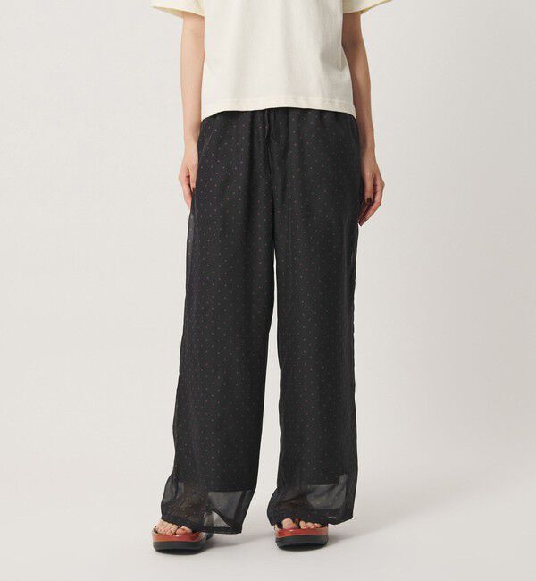 BEAUTY&YOUTH UNITED ARROWS「【別注】＜She is-.＞ドット シアー ワイドパンツ」|その他|