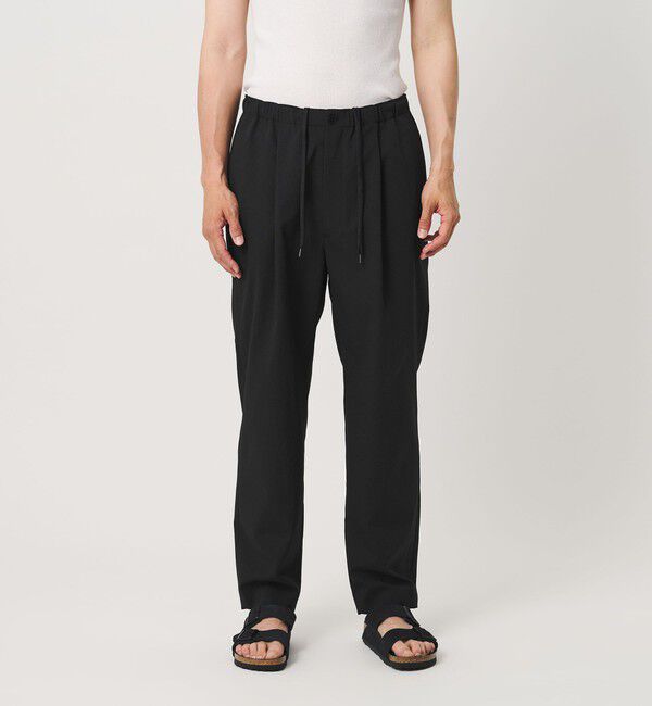 BEAUTY&YOUTH UNITED ARROWS「KOMATSU PACK トロピカル 1P テーパード イージー パンツ NO.6 ストレッチ 吸水速乾 UVカット セットアップ」|チノ|