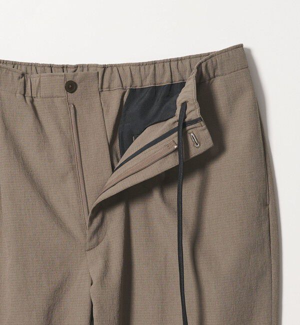 BEAUTY&YOUTH UNITED ARROWS「KOMATSU PACK トロピカル 1P テーパード イージー パンツ NO.6 ストレッチ 吸水速乾 UVカット セットアップ」|チノ|