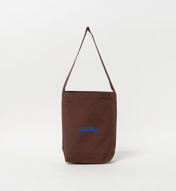 NICE WEATHER「＜NICE WEATHER＞ナイロン ロゴ ミニワンショルダーバッグ 2」|その他|MD.BROWN