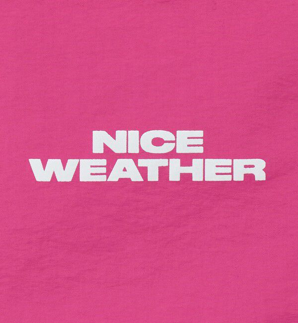 NICE WEATHER「＜NICE WEATHER＞ナイロン ロゴ ミニワンショルダーバッグ 2」|その他|
