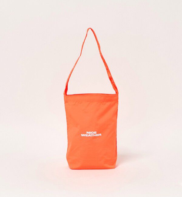 NICE WEATHER「＜NICE WEATHER＞ナイロン ロゴ ミニワンショルダーバッグ 2」|その他|ORANGE