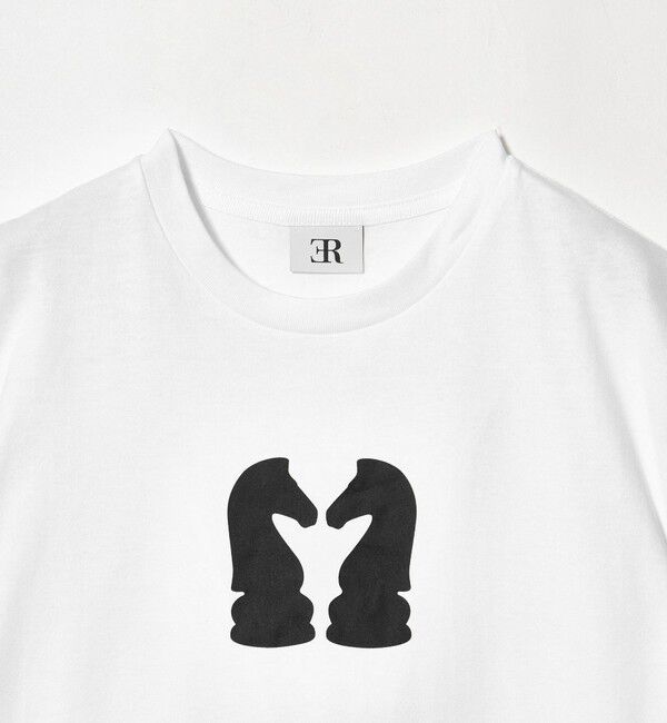 ER「＜ER＞チェスナイトプリントTシャツ」|Tシャツ・カットソー|