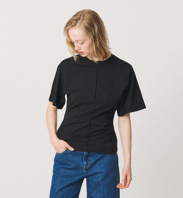 ER「＜ER＞コットン ウエスト シェイプ Tシャツ」|Tシャツ・カットソー|