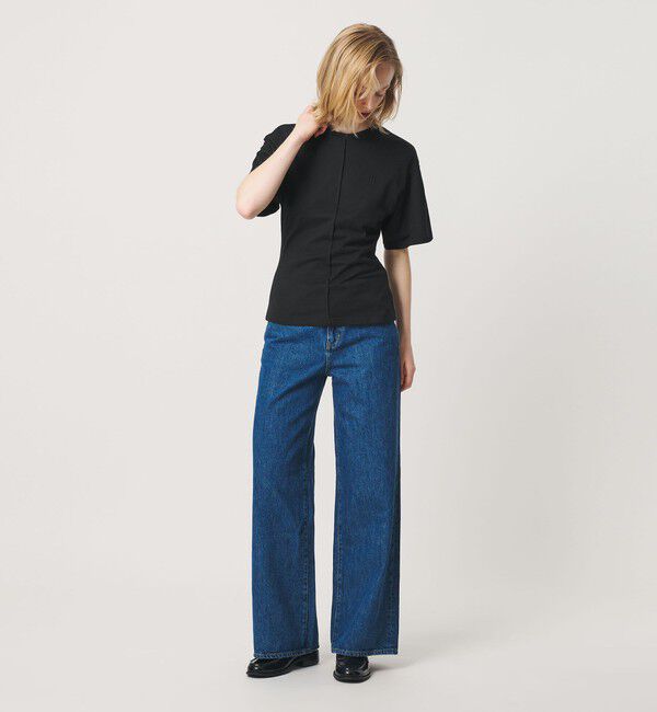 ER「＜ER＞コットン ウエスト シェイプ Tシャツ」|Tシャツ・カットソー|