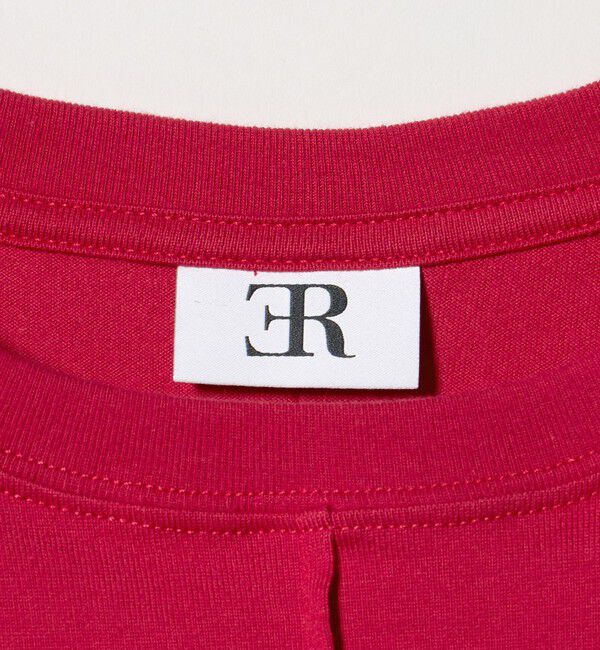ER「＜ER＞コットン ウエスト シェイプ Tシャツ」|Tシャツ・カットソー|