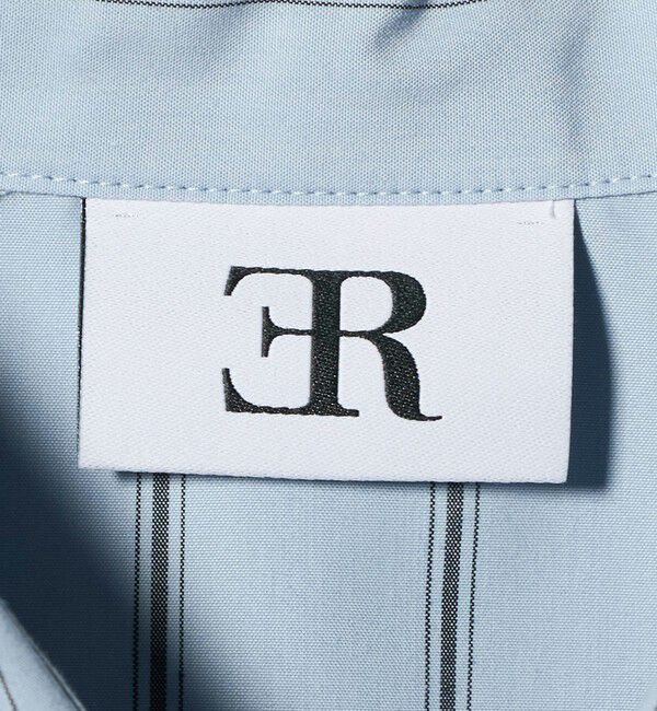 ER「＜ER＞コットンブレンド ストライプシャツ」|シャツ・ブラウス|