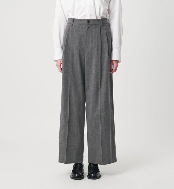 ER「＜ER＞ストライプ タックワイド パンツ」|その他|