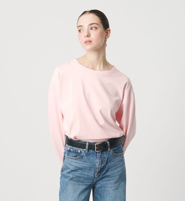 ER「＜ER＞ロゴ ロングスリーブTシャツ」|Tシャツ・カットソー|LT.PINK