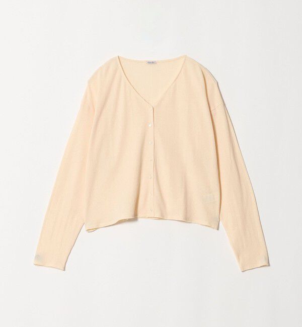 STEVEN ALAN「＜Steven Alan＞コットン Vネック カーディガン」|カーディガン|OFF WHITE