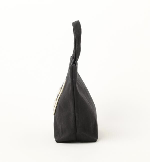 Ray BEAMS 「ECODECO / ブラック キャンバス トートバッグ」|トートバッグ|