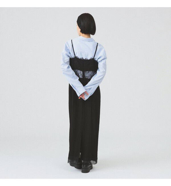 Ray BEAMS 「レース キリカエ キャミワンピース」|ワンピース|