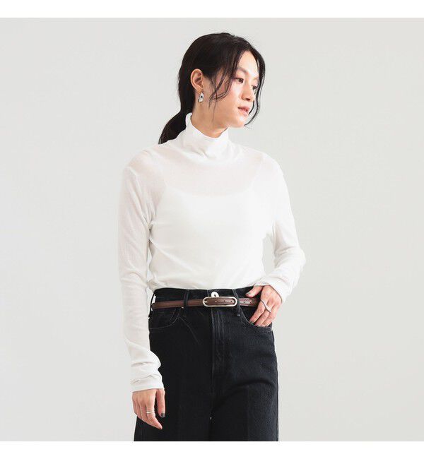 Demi-Luxe BEAMS 「強撚 フライス タートルネック プルオーバー」|Tシャツ・カットソー|