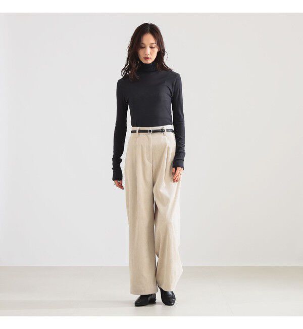 Demi-Luxe BEAMS 「強撚 フライス タートルネック プルオーバー」|Tシャツ・カットソー|