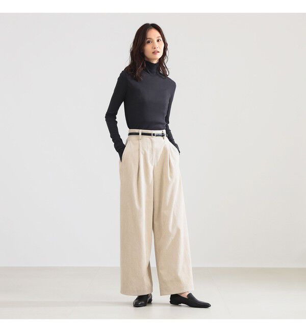 Demi-Luxe BEAMS 「強撚 フライス タートルネック プルオーバー」|Tシャツ・カットソー|