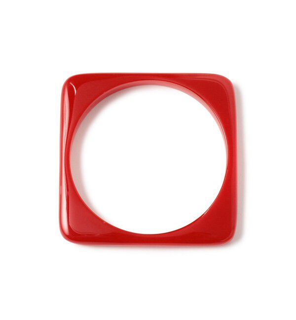 BEAMSBOY「スクエア バングル」|その他|RED