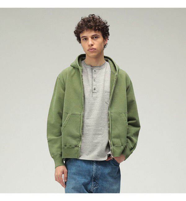 BEAMS PLUS「【別注】REMI RELIEF / Henley Neck Pocket T-shirt Heather Grey」|Tシャツ・カットソー|