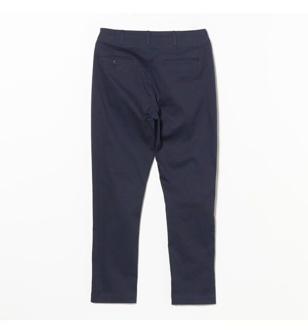 BEAMS「コットンピケ ストレッチ テーパード パンツ【スリムフィット】」|チノ|