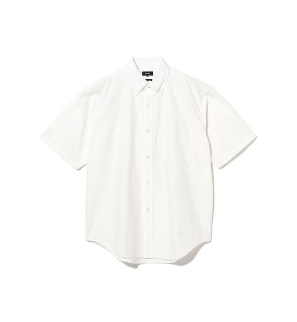 BEAMS「オックスフォード ボタンダウンシャツ 5分丈【ワイドフィット】」|シャツ・ブラウス|