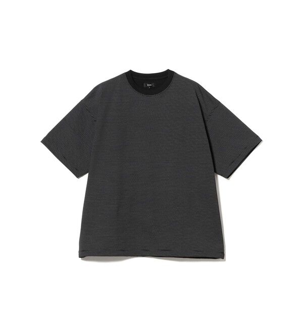 BEAMS「マイクロ ボーダー Tシャツ【ワイドフィット】」|Tシャツ・カットソー|