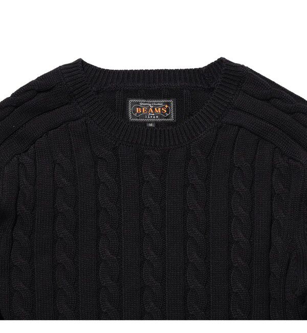 BEAMS PLUS「Crew Cable」|ニット・セーター|