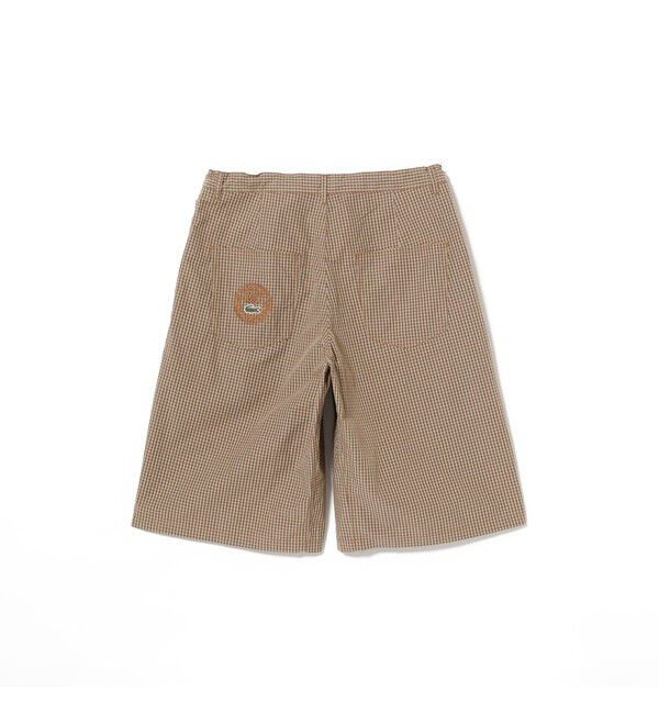 BEAMS「BEAMS｜【別注】LACOSTE / チェック ショーツ｜ハーフパンツ｜ラコステ 別注｜リラックスフィット」|その他|