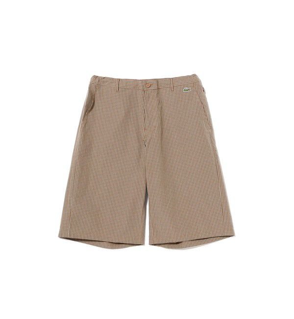 BEAMS「BEAMS｜【別注】LACOSTE / チェック ショーツ｜ハーフパンツ｜ラコステ 別注｜リラックスフィット」|その他|