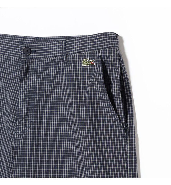 BEAMS「BEAMS｜【別注】LACOSTE / チェック ショーツ｜ハーフパンツ｜ラコステ 別注｜リラックスフィット」|その他|