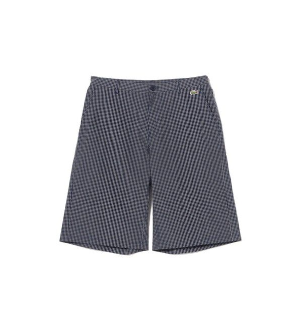 BEAMS「BEAMS｜【別注】LACOSTE / チェック ショーツ｜ハーフパンツ｜ラコステ 別注｜リラックスフィット」|その他|