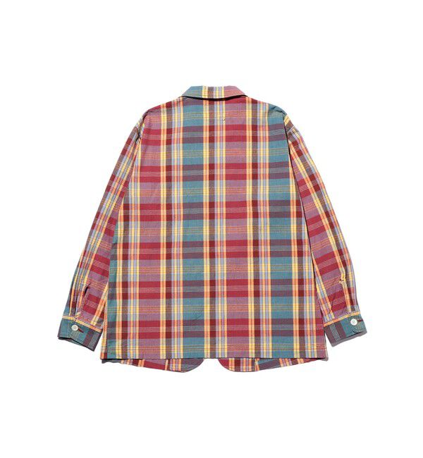 BEAMS PLUS「4B Cuffs Jacket Heavy Madras」|テーラードジャケット|