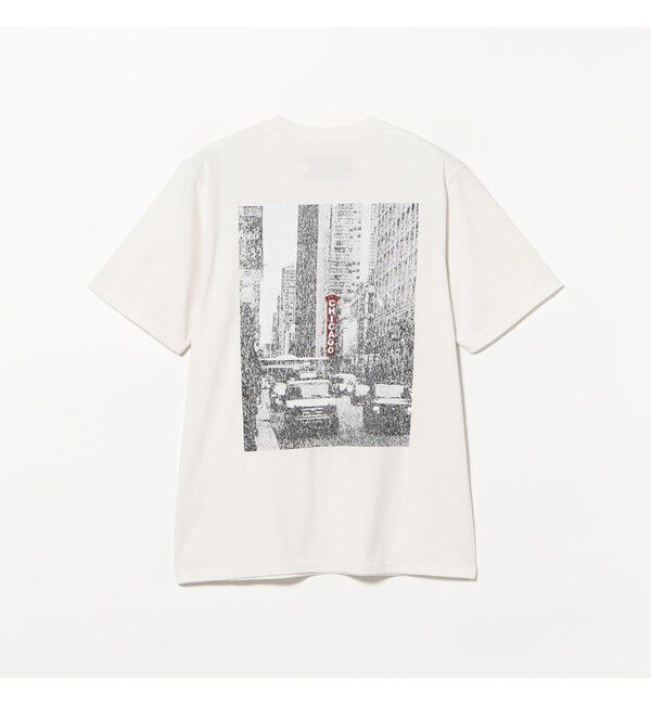 BEAMS「【別注】UNIVERSAL OVERALL / ピグメント フォト Tシャツ」|Tシャツ・カットソー|