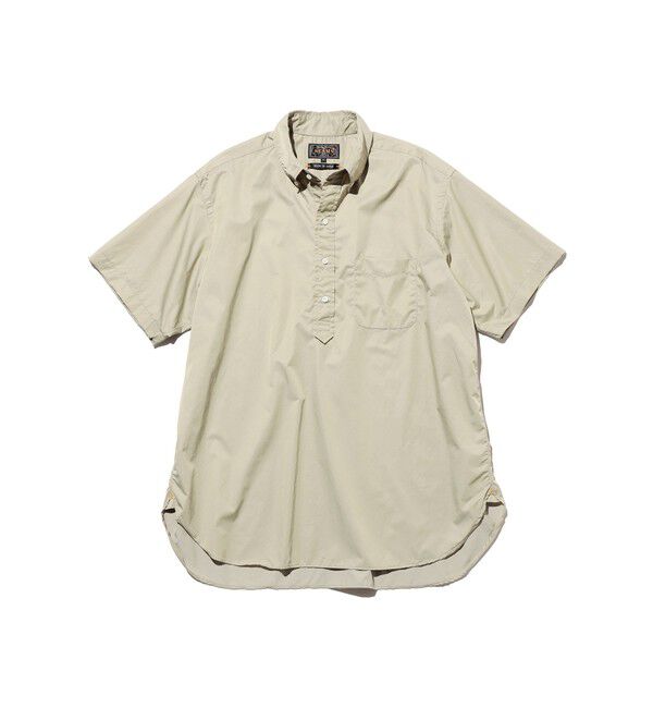 BEAMS PLUS「B.D. Pullover Classic-fit NYCO Twill」|シャツ・ブラウス|SAND