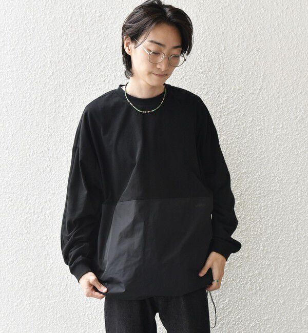 SHIPS any「SHIPS any: カラーミックスコード トーン オン トーン デザイン Tシャツ【a-nylon】◇」|Tシャツ・カットソー|