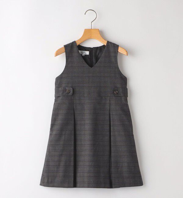 SHIPS KIDS「SHIPS KIDS:100～130cm / チェック ジャンパー スカート」|ワンピース|