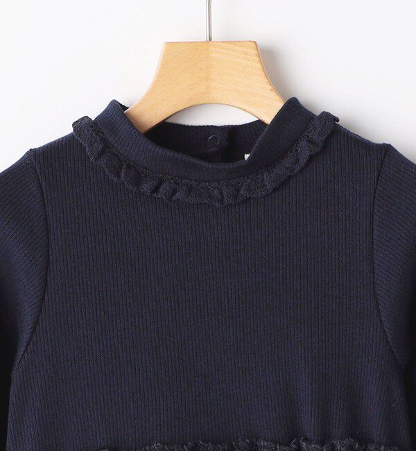 SHIPS KIDS「SHIPS KIDS:100～130cm / リブ&times;ファンシー ツイード ワンピース」|ワンピース|