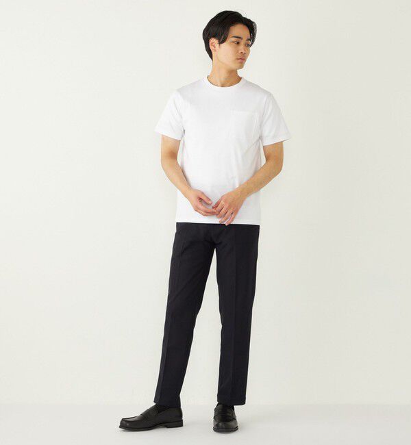 SHIPS Colors 「SHIPS Colors:〈接触冷感〉シルケット コットン クルーネック TEE◇」|Tシャツ・カットソー|