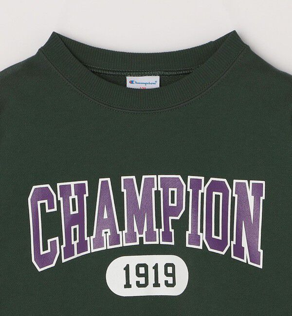 SHIPS any「Champion: クルーネック カレッジライク ロゴ スウェット<KIDS>」|スウェット・ジャージ|