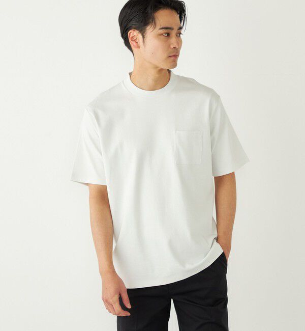 SHIPS Colors 「SHIPS Colors:〈抗菌防臭・接触冷感・紫外線軽減〉スムース ビズT◇」|Tシャツ・カットソー|