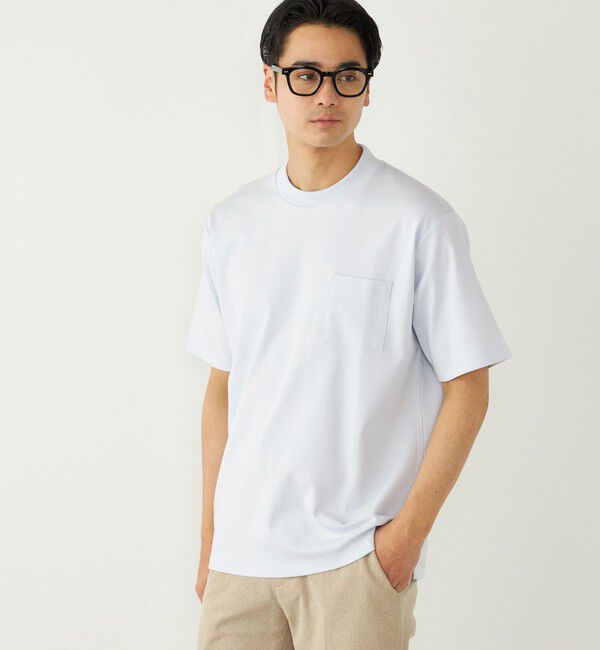 SHIPS Colors 「SHIPS Colors:〈抗菌防臭・接触冷感・紫外線軽減〉スムース ビズT◇」|Tシャツ・カットソー|