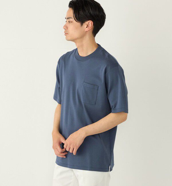 SHIPS Colors 「SHIPS Colors:〈抗菌防臭・接触冷感・紫外線軽減〉スムース ビズT◇」|Tシャツ・カットソー|
