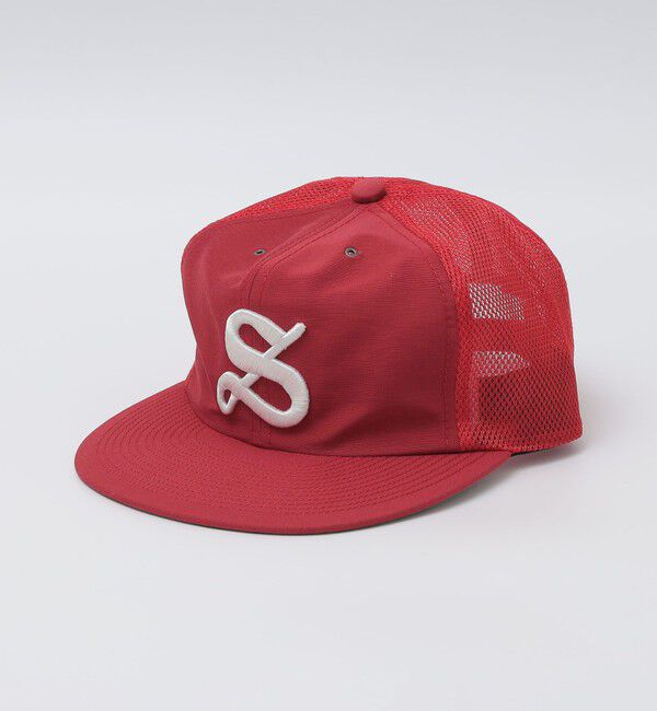 SHIPS「【SHIPS別注】POTEN: S LOGO MESH KK CAP」|その他|レッド