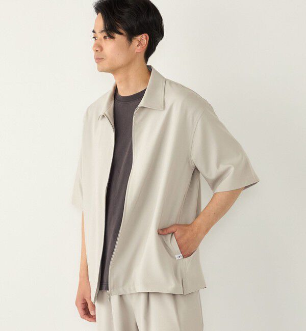 SHIPS Colors 「SHIPS Colors:〈吸水速乾・洗濯機可能〉2WAY ストレッチ ジップ シャツ◇」|シャツ・ブラウス|