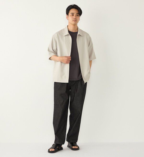 SHIPS Colors 「SHIPS Colors:〈吸水速乾・洗濯機可能〉2WAY ストレッチ ジップ シャツ◇」|シャツ・ブラウス|